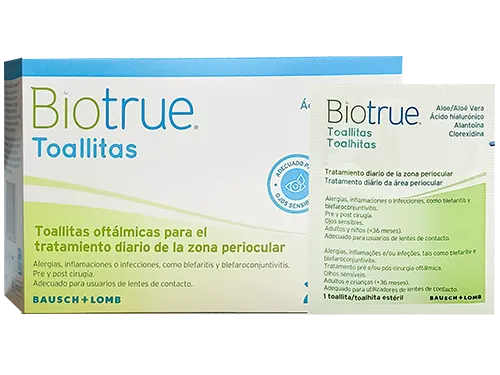 Biotrue Toalhitas Acessório Lentes de Contacto